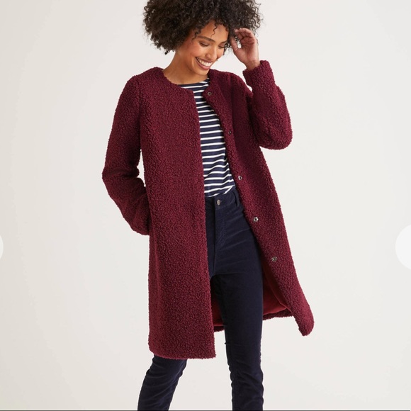 Boden Jackets & Blazers - BODEN Ranfurly coat Like new Size US 4 maroon